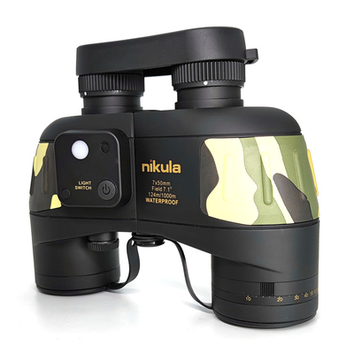 Camouflage Militaire Marine Binoculars 7x50mm met Kompas