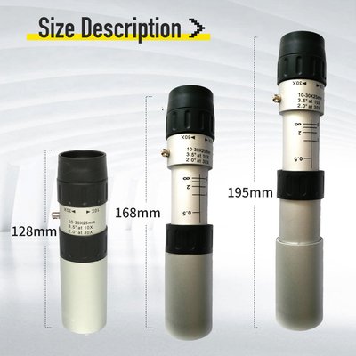 Universele Handbediende Éénogige Telescoop 10-30X25 HD Zoomlens