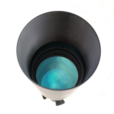 Matte Black Tripod Stand, Aluminiumlegering 56mm het Zonnescherm van het Geweerwerkingsgebied