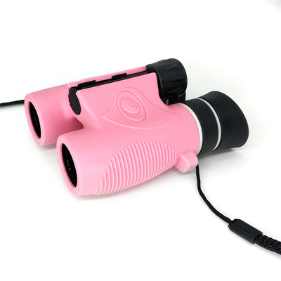De optische Bak4-Verrekijkers van Prismajonge geitjes, de Roze Verrekijkers van de Schokbestendige Kinderen van 6x21