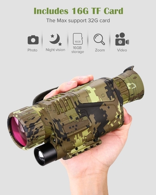 5x8 van de de Visie Éénogige Telescoop van de opticanacht Navulbare de Machtsbesparing